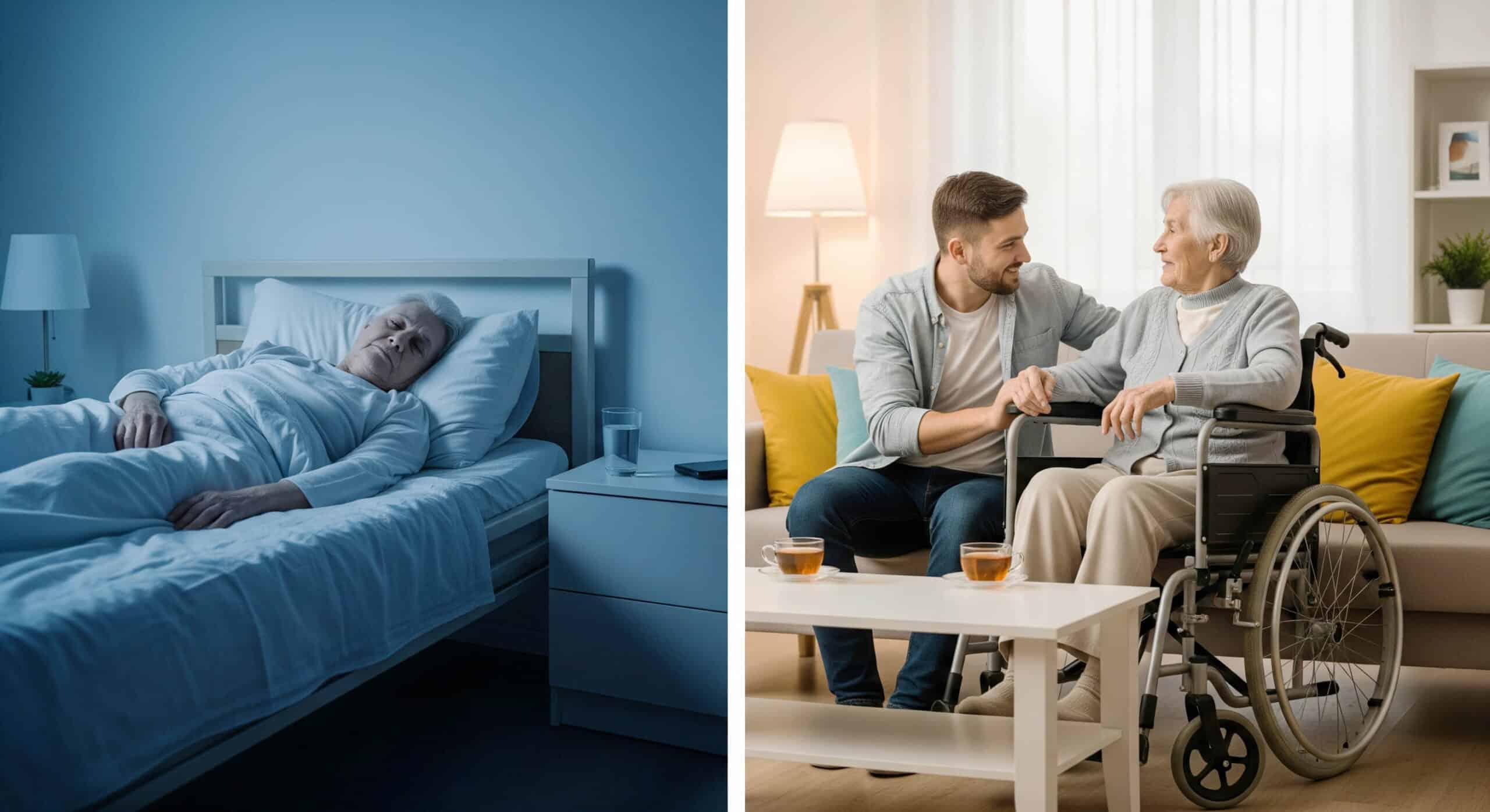 Một người từ tình trạng nằm liệt giường có thể đứng dậy trở lại.